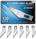Jetmore 120 Pack Exacto Knife Blades 11, Craft Knife Blades Replacement by Jetmore