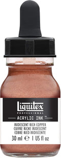 Liquitex Professional Acrylic Ink, 1-oz Jar, Iridescent Rich Copper by Liquitex