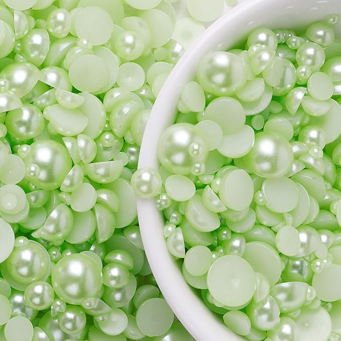 5600PCS Half Round Pearls Flatback Imitation Pearls - Image 3