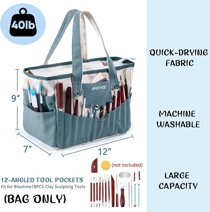 APOFFICE Pottery Tools Bag - Image 2