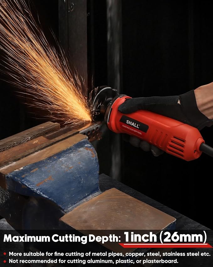 SHALL 3 Inch High-Speed Cut Off Tool, 3.5 Amp Metal Cutter Tool - Image 3