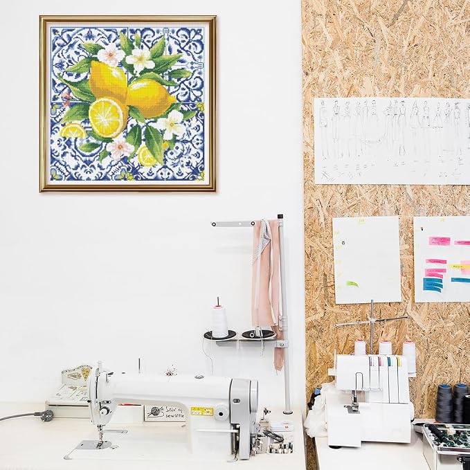 FREEBLOSS 11CT Lemon Stamped Cross Stitch Kits Embroidery Kits - Image 6