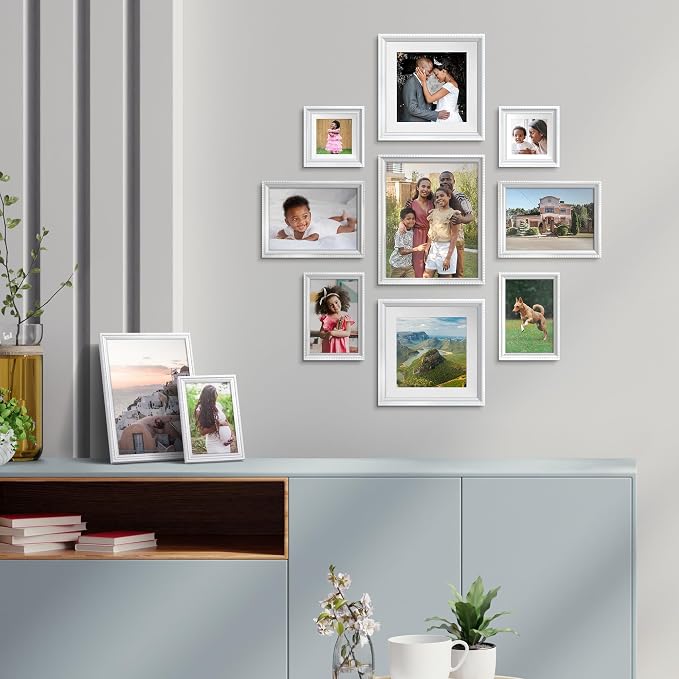 8x8 Picture Frames with 6x6 Mat, 6 Pack, Contemporary, Inspirations | These - Image 6