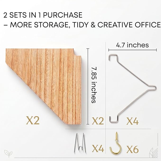 Fabric Wall Cubicle Corner Shelf - Image 3
