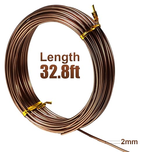 TecUnite Aluminum Craft Wire for Sculpting Armature Bendable Craft Wire for DIY - Image 2