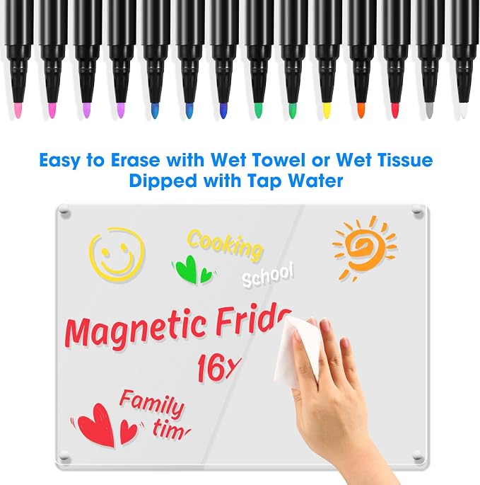Liquid Chalk Markers for LED Drawing Note Board Acrylic Calendar Planning Board - Image 6