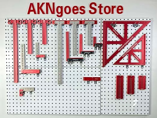 Woodworking Scriber T-Square Ruler 300mm with Thoughtful Support Lips, Architect Ruler for Carpenter Work, Layout and Measuring Tools…