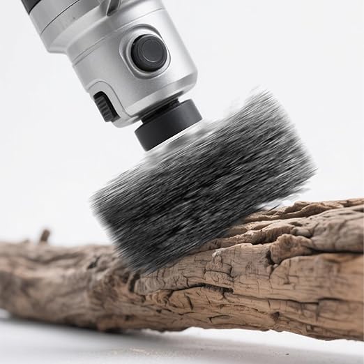 6 Pack 2 Inch Heavy Duty Wire Wheel Brush for Drill - 0.0118" Carbon Steel Bristles, 1/4" Hex Shank, 20000 RPM, Professional Paint & Rust Remover