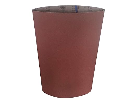 37 x 75 Inch Sanding Belts - 80 Grit Aluminum Oxide Belt Sanders for Woodworking and Metal, German Quality Heavy Duty Cloth Belt Sanding with Smooth Running Joint, Wide Sander Belts - 5 Pack