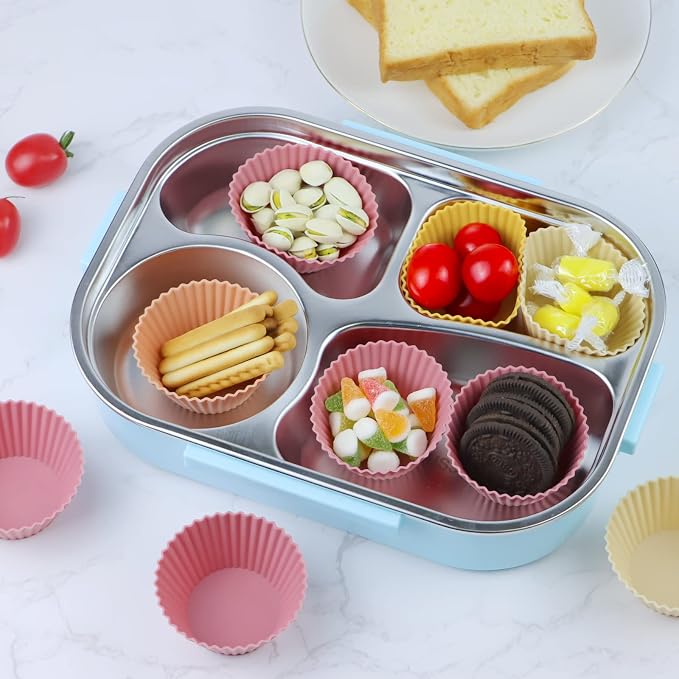 Large Silicone Muffin Cups, 12 Pack Reusable Cupcake Liners 3.54inch Baking - Image 6