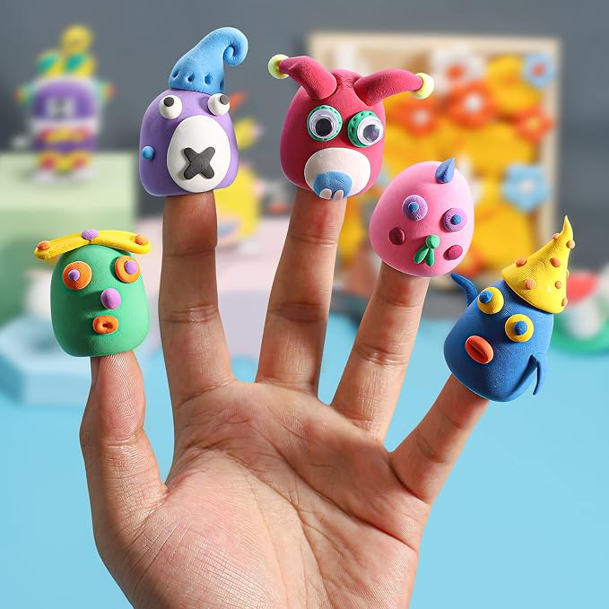 36 Colors Air Dry Clay Kit for Kids – 36 Cups - Image 6