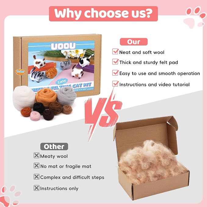 UOOU Felting Kit, Needle Felting Kits - Image 6