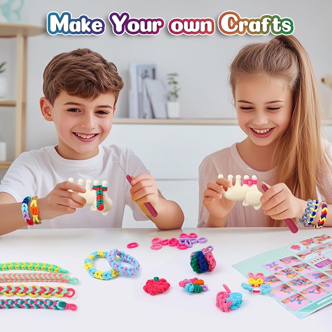 DDAI Bracelet Making Toys Refill Loops Elastic Cloth Band - Image 5