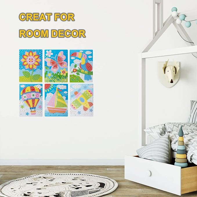 LZHZH Mosaic Sticker Art for Kids - Image 5