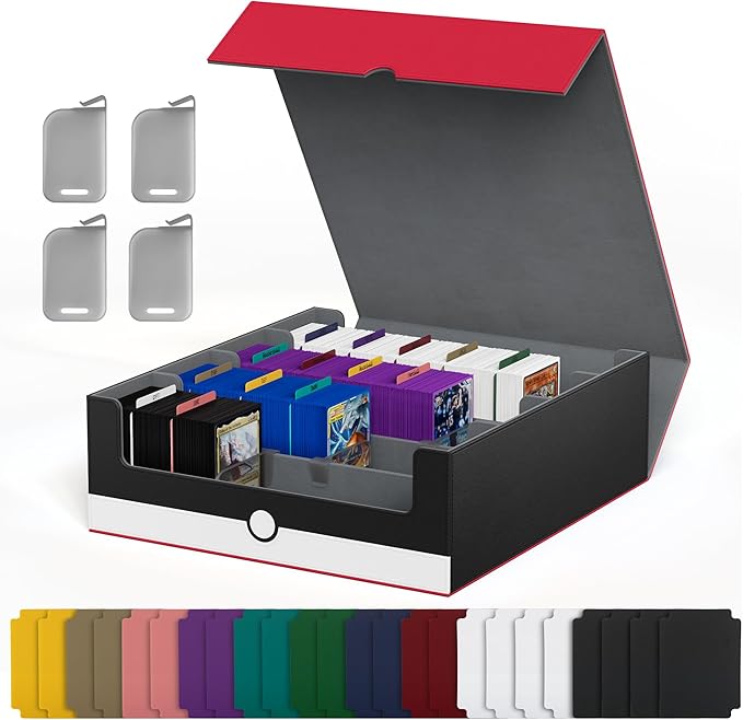 UAONO Trading Card Storage Box, Holds 2400 Sleeved Cards by UAONO