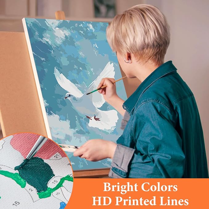 Fountor 6 Pack Paint by Numbers Kit - Image 5