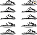 loyal 10 Packs 200W UFO LED High Bay Light, 20000LM LED High Bay Shop Light, 6000K Daylight LED Bay Light with 1.2M Cable US Plug, Commercial High Bay Lighting for Warehouse Workshop Garage Factory