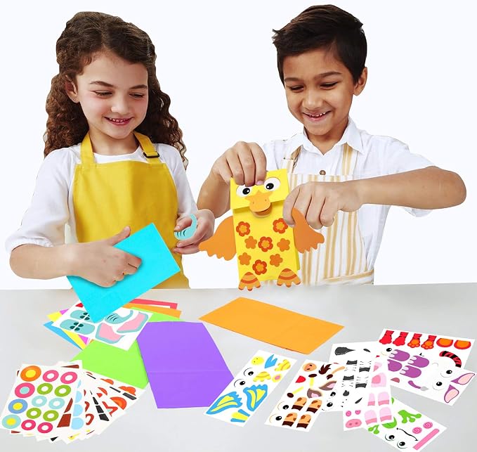WATINC 9Pack Hand Puppet Art Craft - Image 4