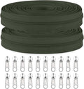Sawoake #3 Nylon Coil Zippers by The Yard Bulk 10 Yards by Zipper