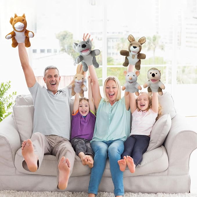 6 Pcs Animal Hand Puppets for Kids - Image 6