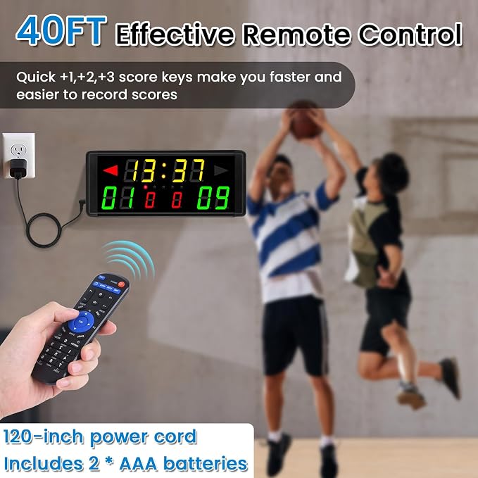 Samshow LED Electronic Scoreboard Digital Score Keeper - Image 5