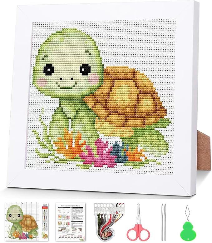 VIGEGU Turtle Cross Stitch Kits by VIGEGU