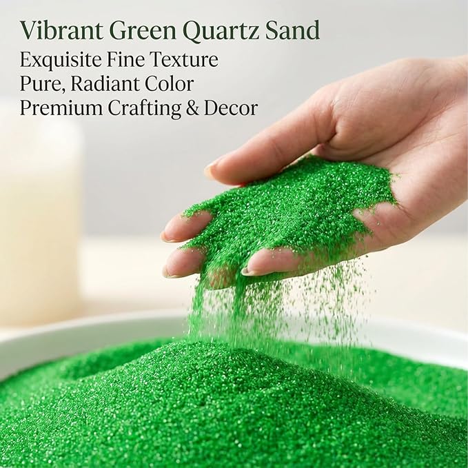 RAINFLOW 15 OZ Fine Green Sand for Crafts - Image 5
