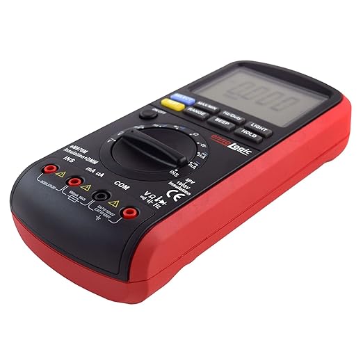 eM870M Insulation Tester by ennoLogic 50/100/250/500/1000V – Megohmmeter & Multimeter with 50k to 2G Ohms Insulation Resistance, DC/AC TRMS Voltage, Current, Capacitance, Frequency, and Temperature
