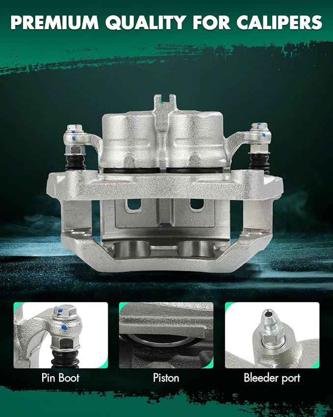 SCITOO Front Right Brake Caliper With Bracket 19B2871B Compatible For INFINITI For EX35 2008-2012,For INFINITI For EX37 2013,For INFINITI For G25 2011-2012,For INFINITI For G35 2007-2008