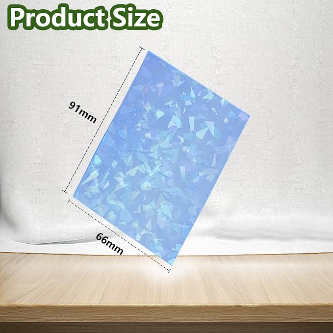 100 Count Sky Blue Card Sleeves - Image 2