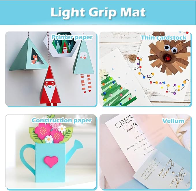 HTVRONT Light Grip Cutting Mats- 2 Pack Cutting Mat 12x12 Compatible - Image 3