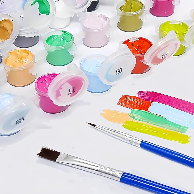 CHWGLFGG Travel City Paint by Numbers Kit - Image 7