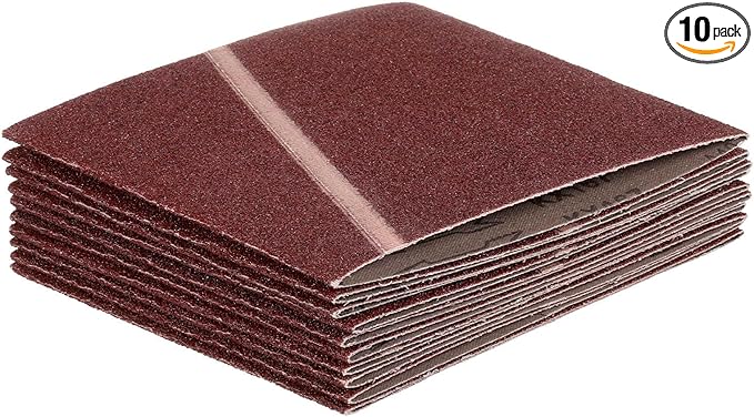 HARFINGTON 8 x 19 Inch Sanding Belts, 10 Pcs 40 Grits Aluminum Oxide Abrasive Belt Sander File Belt for Woodworking, Metal Polishing, Knife Sharpener