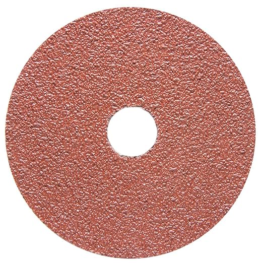 Benchmark Abrasives 4 1/2 Inch Sanding Discs Aluminum Oxide Resin Fiber Grinding Disc for Grinding, Stripping on Wood, Fiberglass, Metal, 7/8" Arbor Angle Grinder Sanding Disc, 25 Pack - 120 Grit