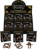24 Pcs Brain Teaser Puzzles for Kids Teens Adults by Unknown