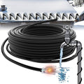 HEATIT JHSF1 Self Regulating Pre-Assembled Heating Cable 24-feet 120V Roof deicing and Pipe freeze Protection