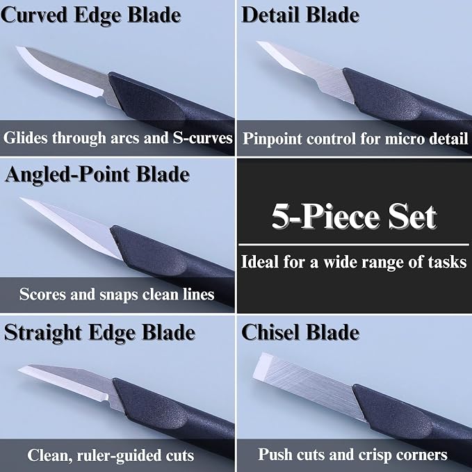 ALLEX Japanese Exacto Craft Knife Set - Image 4