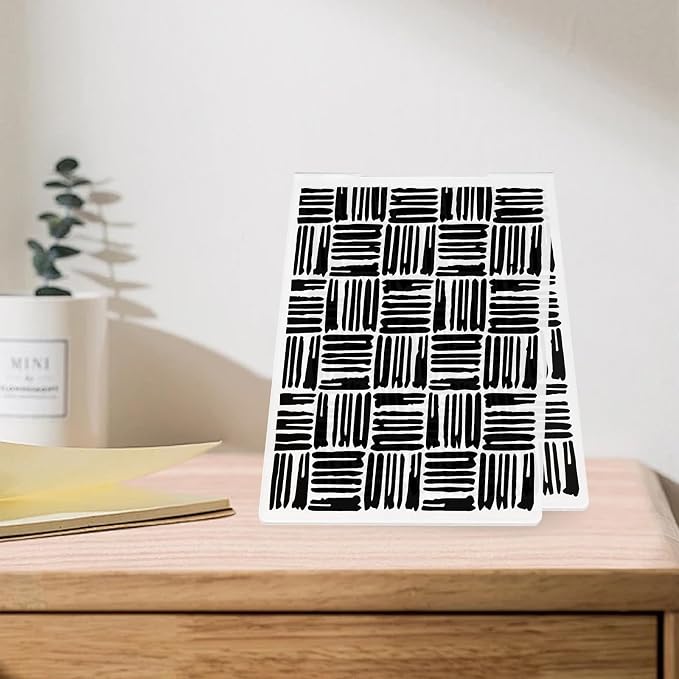 Hying Wood Grain Plastic Embossing Folders - Image 5