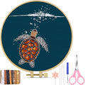 TINDTOP Embroidery Kit for Beginners Adult, Turtle Embroidery Practice Kit | by TINDTOP