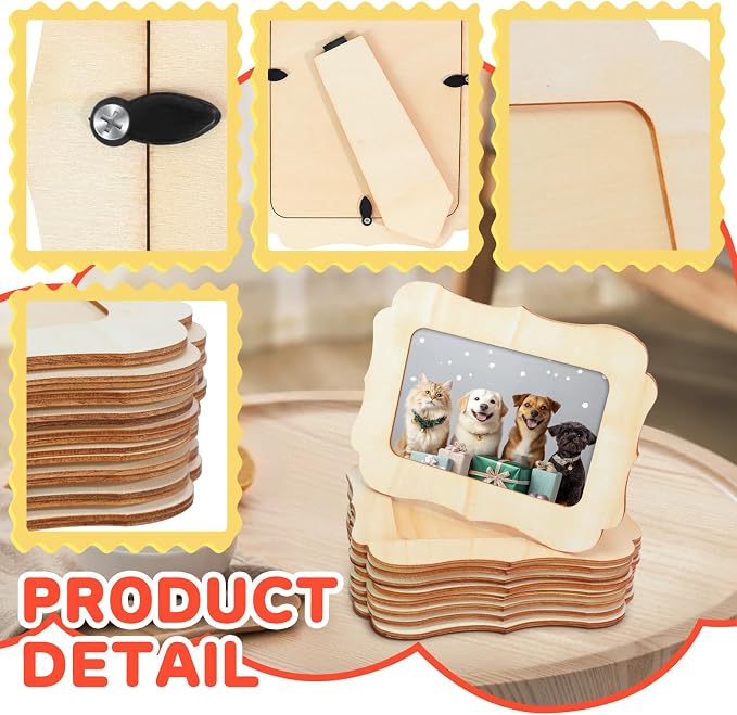 VOKOY 20 Pack Wooden Picture Frames - Image 3