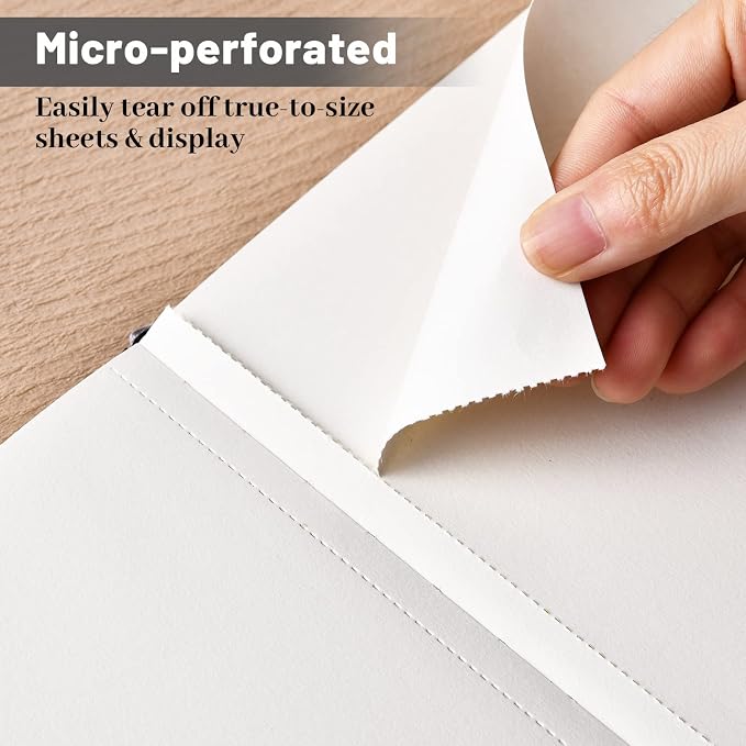 Hardcover Sketch Book 9" x 12", Sketchbook Drawing Pads, 160GSM Thick Smooth - Image 5
