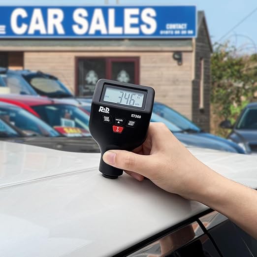 Car Coating Thickness Meter for Used Car Buyers, Paint Mil Thickness Meter Gauge Check The Car’s Original Coating Auto Car Paint Meter (ET360)