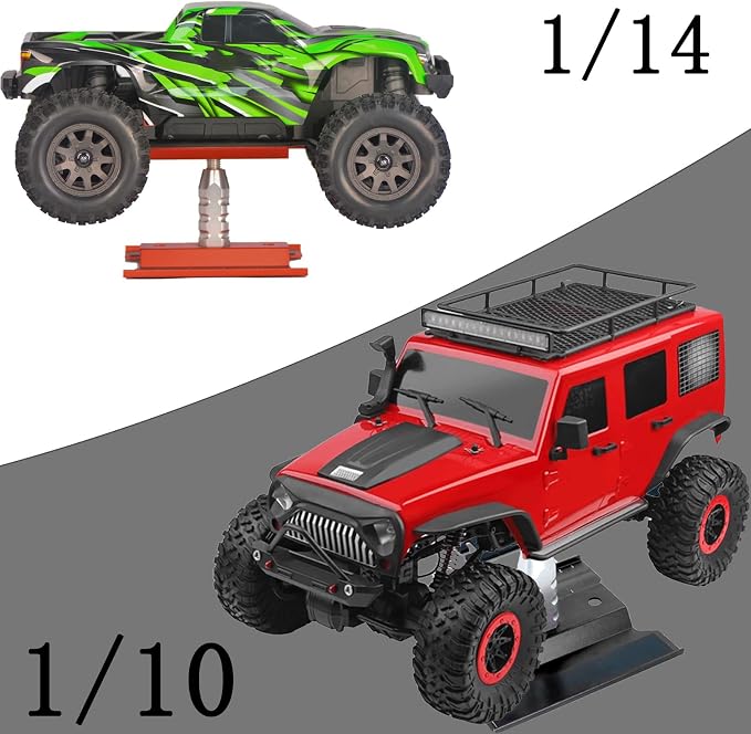 RC Car Repair Work Stand Lift Lower Adjustable Workstation Aluminum 360 Degree - Image 6
