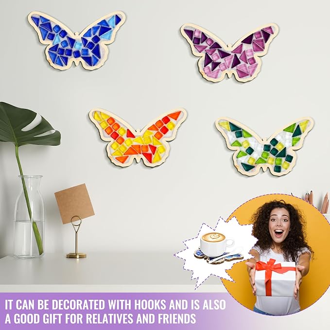 Honeydak 6 Sets DIY Glass Mosaic Tiles - Image 7