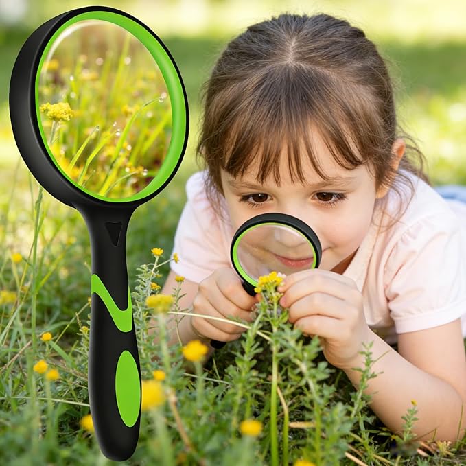 2-Set 75mm Hand-Held Reading Magnifier - Image 4