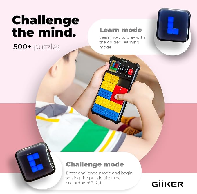 GiiKER Super Slide Puzzle Games, Original 500+ Challenges Brain Teaser Puzzle - Image 5