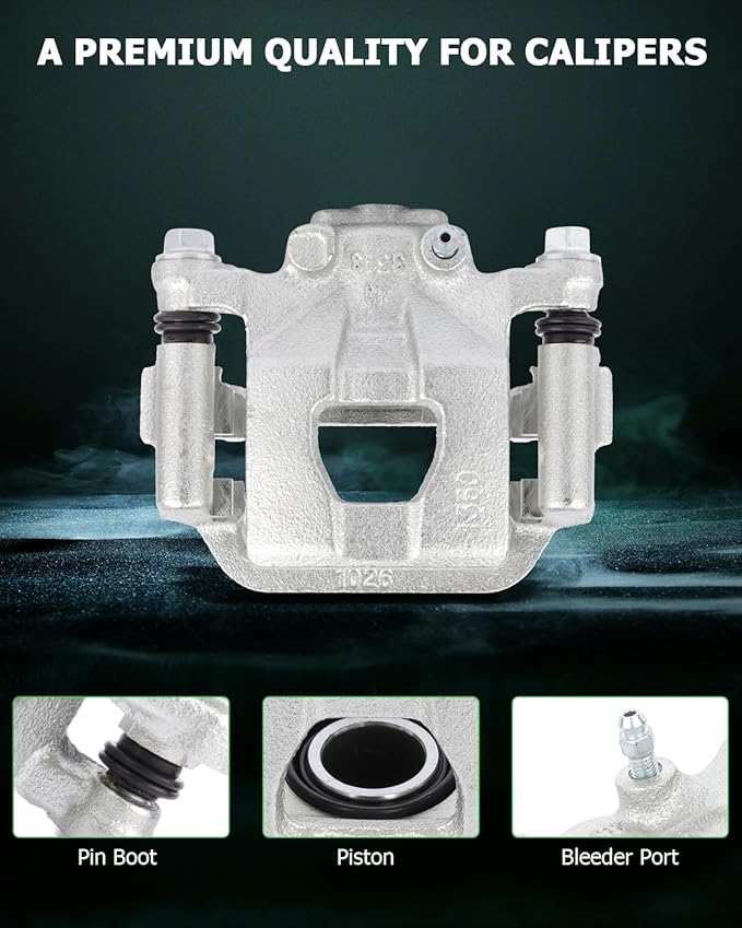 SCITOO 19-B2780A 19-B2781A Rear Left & Right Disc Brake Calipers Assembly w/Bracket For Nissan For Altima 2007-2012,For Nissan For Maxima 2007-2008