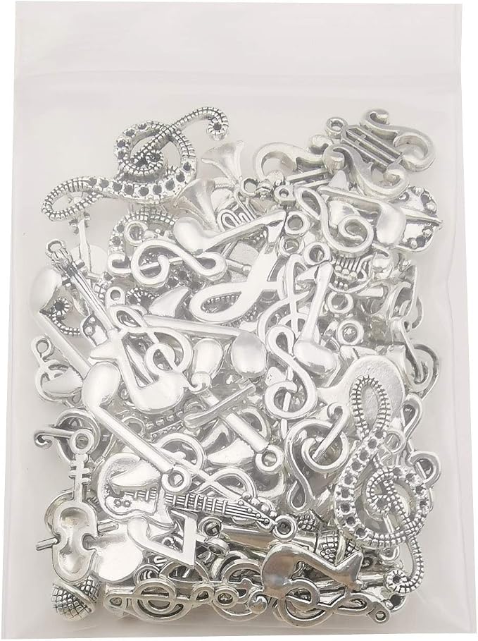Youdiyla 70pcs Musical Symbol Charms Collection, BULK Music Notes Elements - Image 5