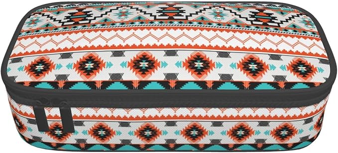 Aztec Ethnic Tribal Pencil Case Organizer Big Capacity Pencil Pouch Stationery - Image 9