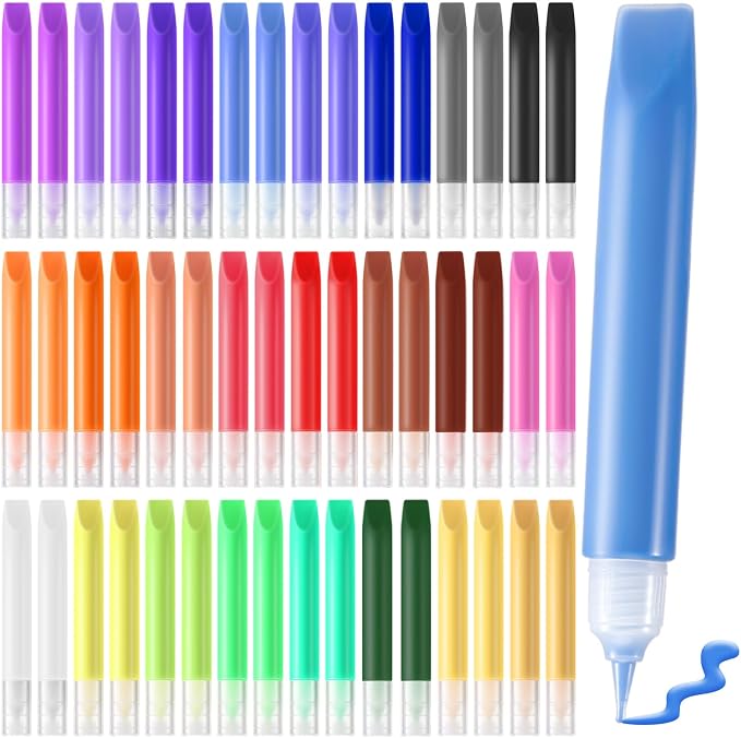 Motipuns 48 Pcs 96 Pcs Suncatcher Paint Pens by Motipuns